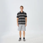 Striped Street Look Polo Shirt for Men Image