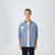 Blue Striped Street Look Shirt for Men Image