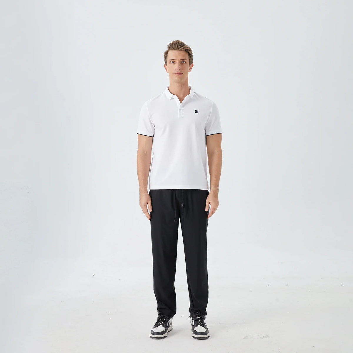 Embroidery Street Look Polo Shirt for Men