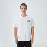 Printed Street Look T.Shirt for Men Bleached White Image