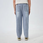 Washed Jeans Street Look Pants for Men Image