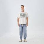 Washed Jeans Street Look Pants for Men Image