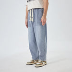 Washed Jeans Street Look Pants for Men Image