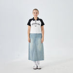 Printed Street Look Polo Shirt for Women Image