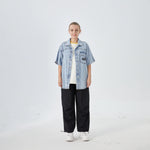 Washed Jeans Street Look Shirt for Women Image