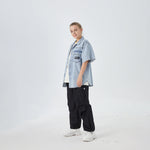 Washed Jeans Street Look Shirt for Women Image