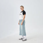 Washed Jeans Street Look Skirt for Women Image