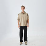 Color Blocked Street Look Polo Shirt for Men Image