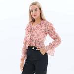 Floral Fashion Blouse for Women Image