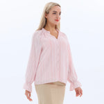 Jacquard Fashion Blouse for Women Image