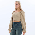 Quilting Fashion Blouse for Women Image