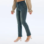 Washed Jeans Fashion Pants for Women Image