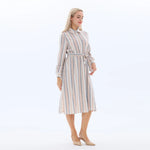 Striped Fashion Dress for Women Image