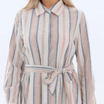 Striped Fashion Dress for Women Image