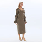 Plain Fashion Dress for Women Image