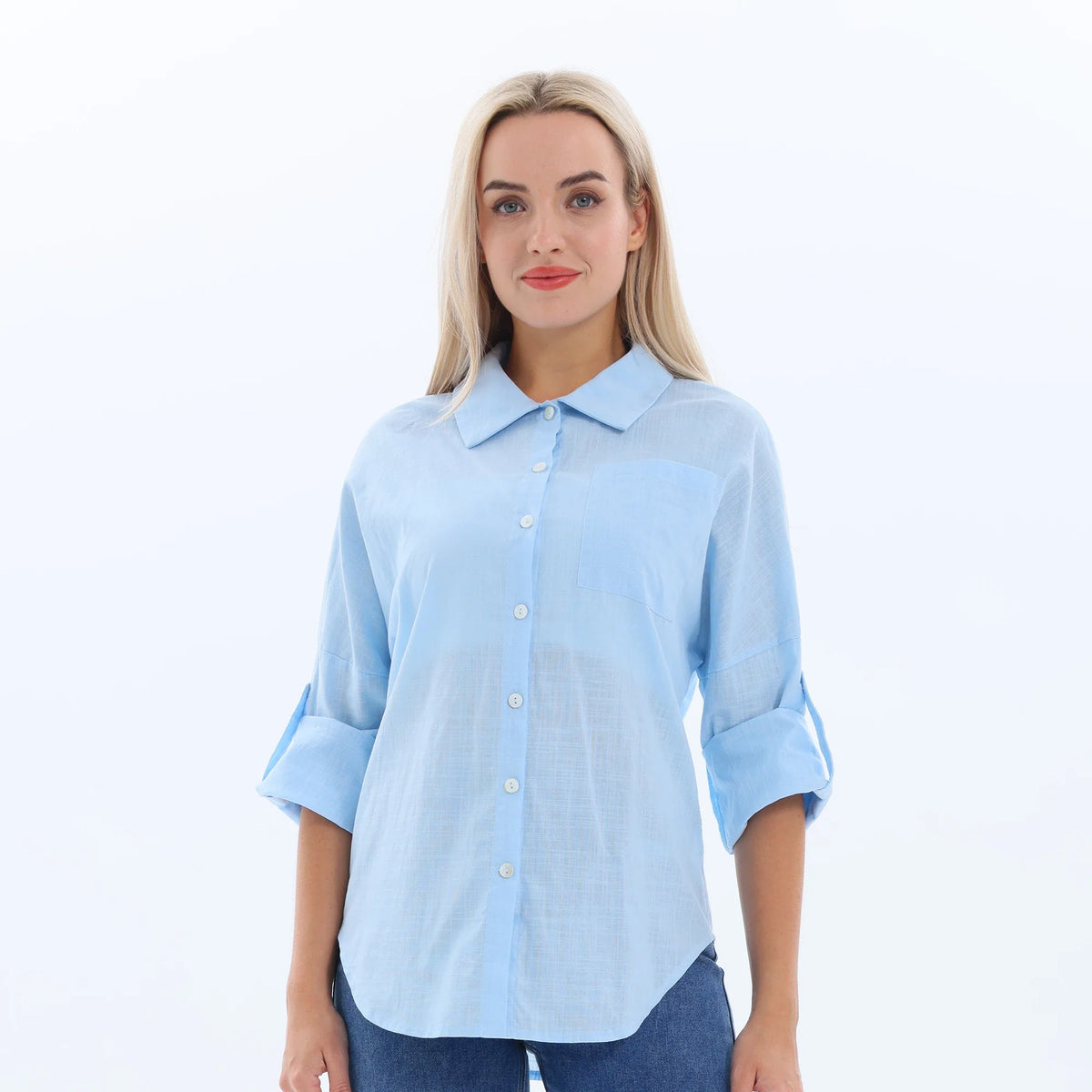 Plain Fashion Shirt for Women