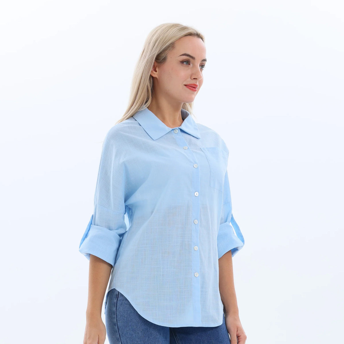 Plain Fashion Shirt for Women