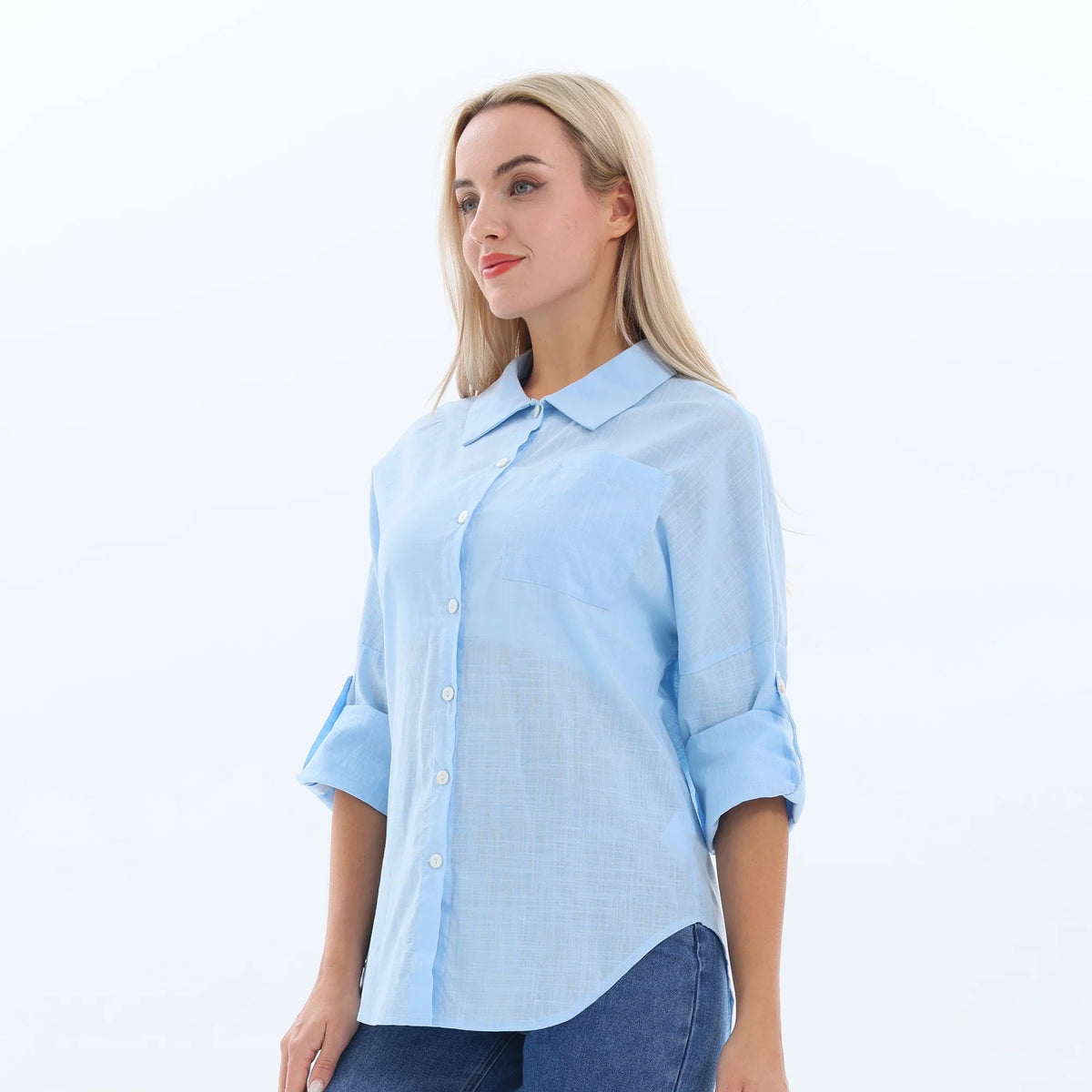 Plain Fashion Shirt for Women