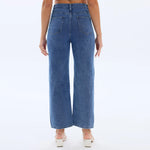 Washed Jeans Fashion Pants for Women Image