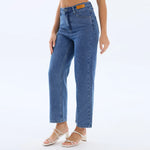 Washed Jeans Fashion Pants for Women Image