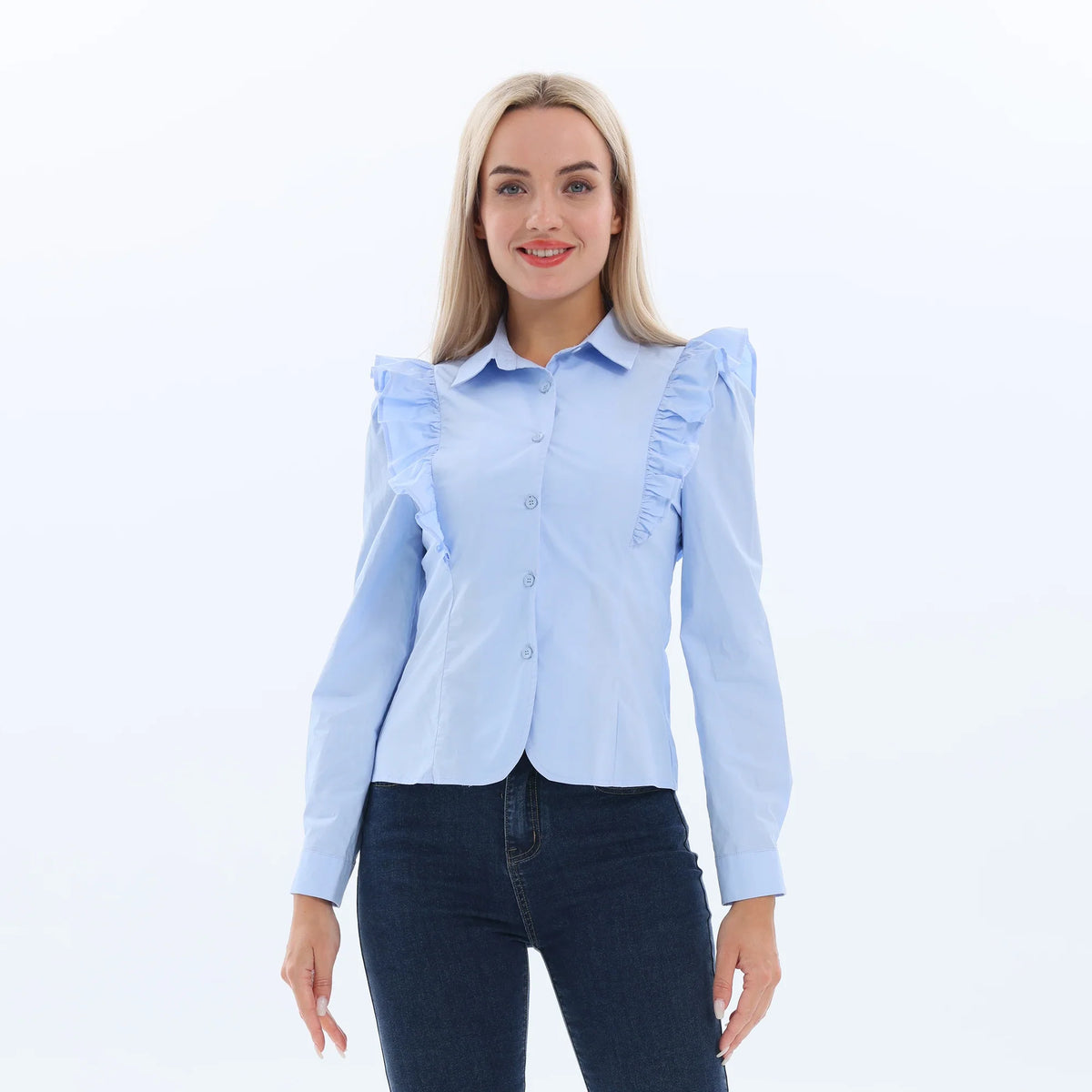 Plain Fashion Shirt for Women