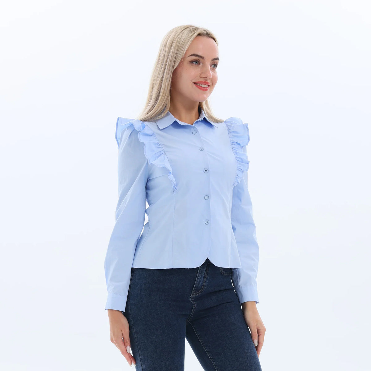 Plain Fashion Shirt for Women