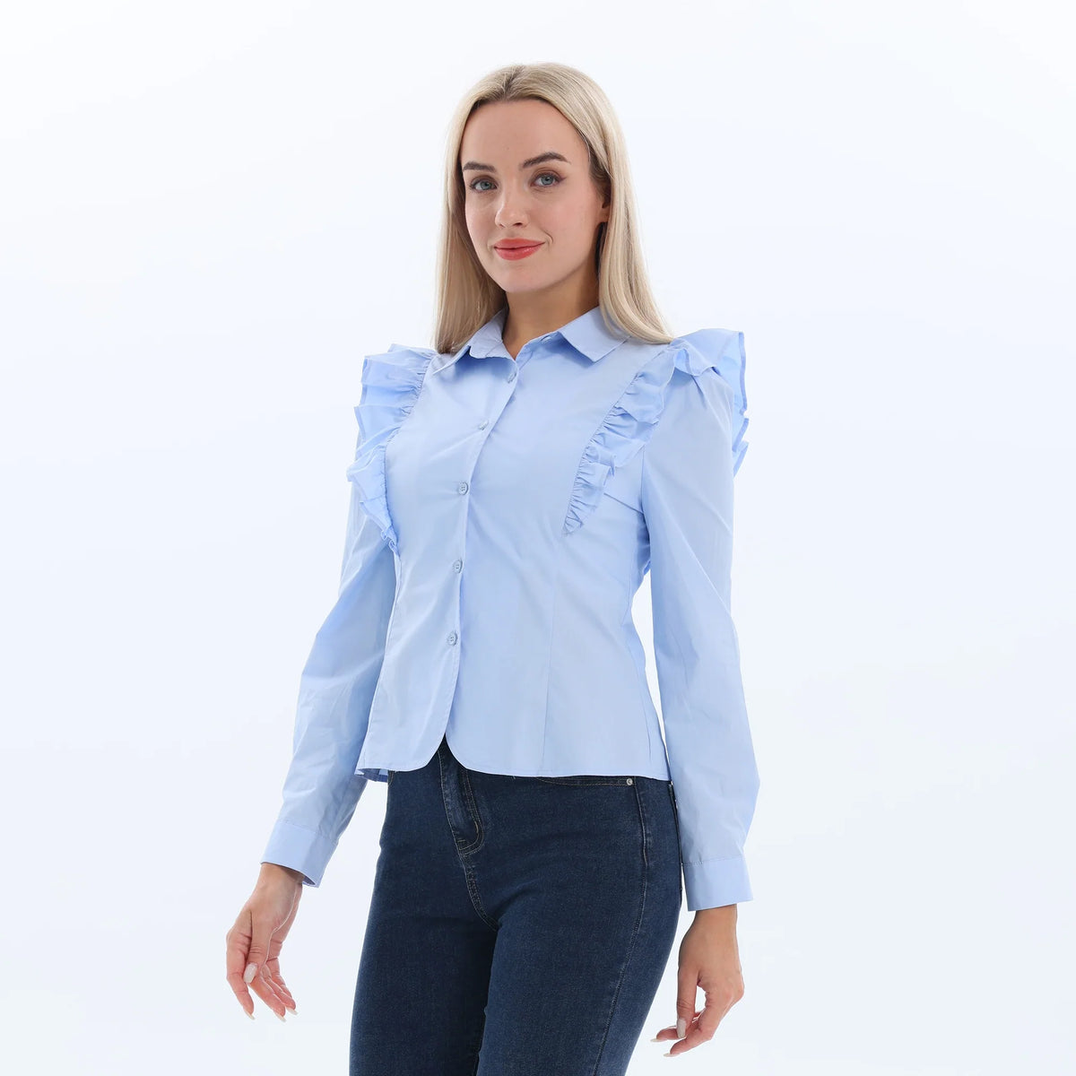 Plain Fashion Shirt for Women