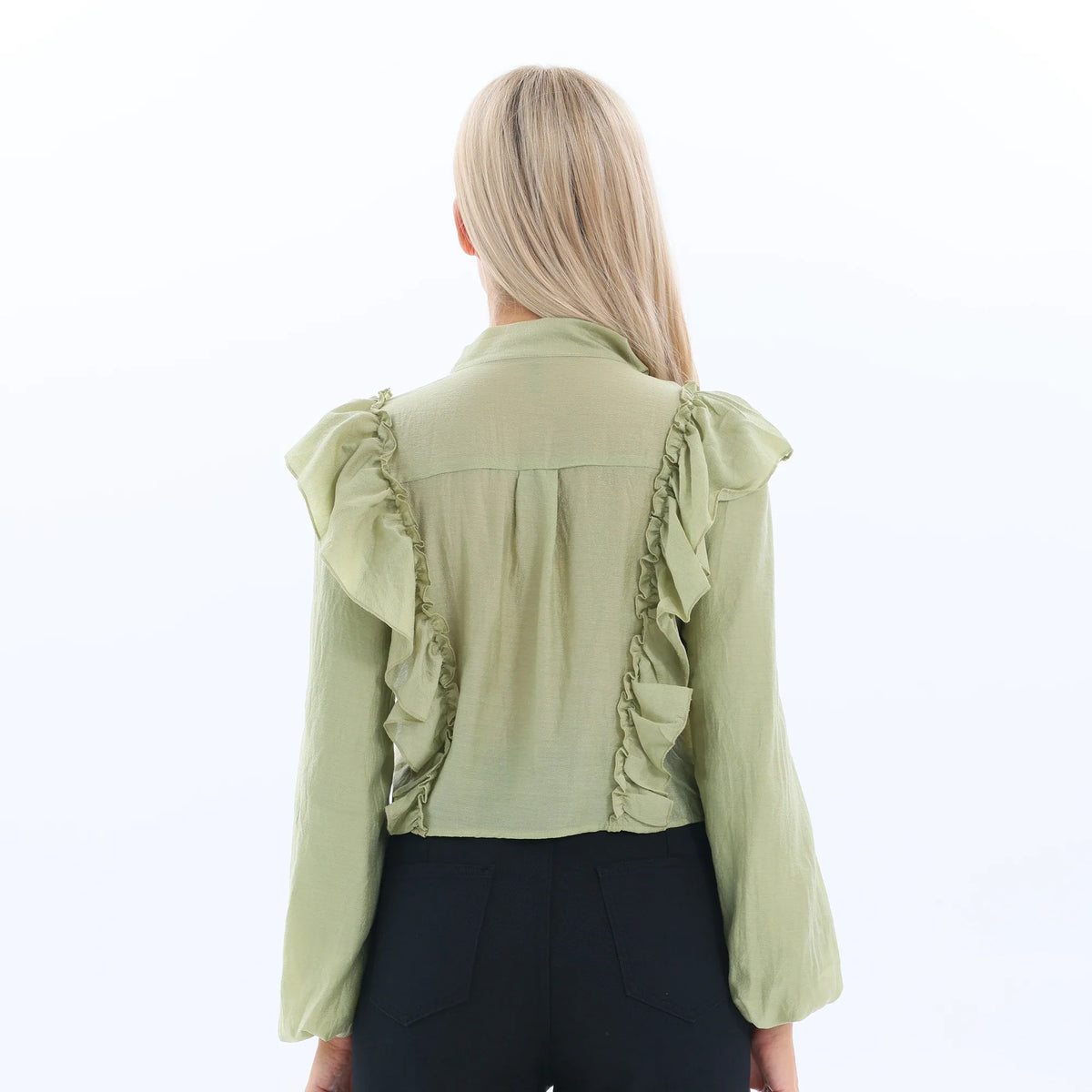 Plain Fashion Blouse for Women Image