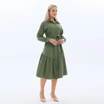 Plain Fashion Dress for Women Image