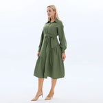 Plain Fashion Dress for Women Image