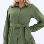 Plain Fashion Dress for Women Image