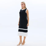 Color Blocked Fashion Dress for Women Image