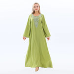 Floral Galabia for Women Green Image