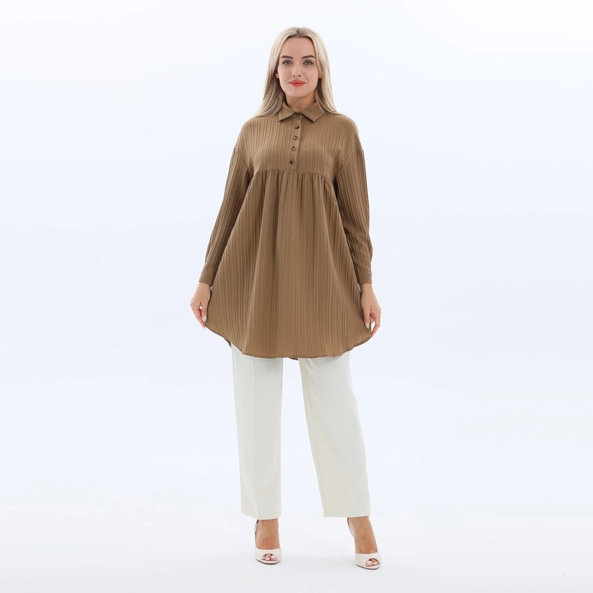 Plain Hijab Blouse for Women Image