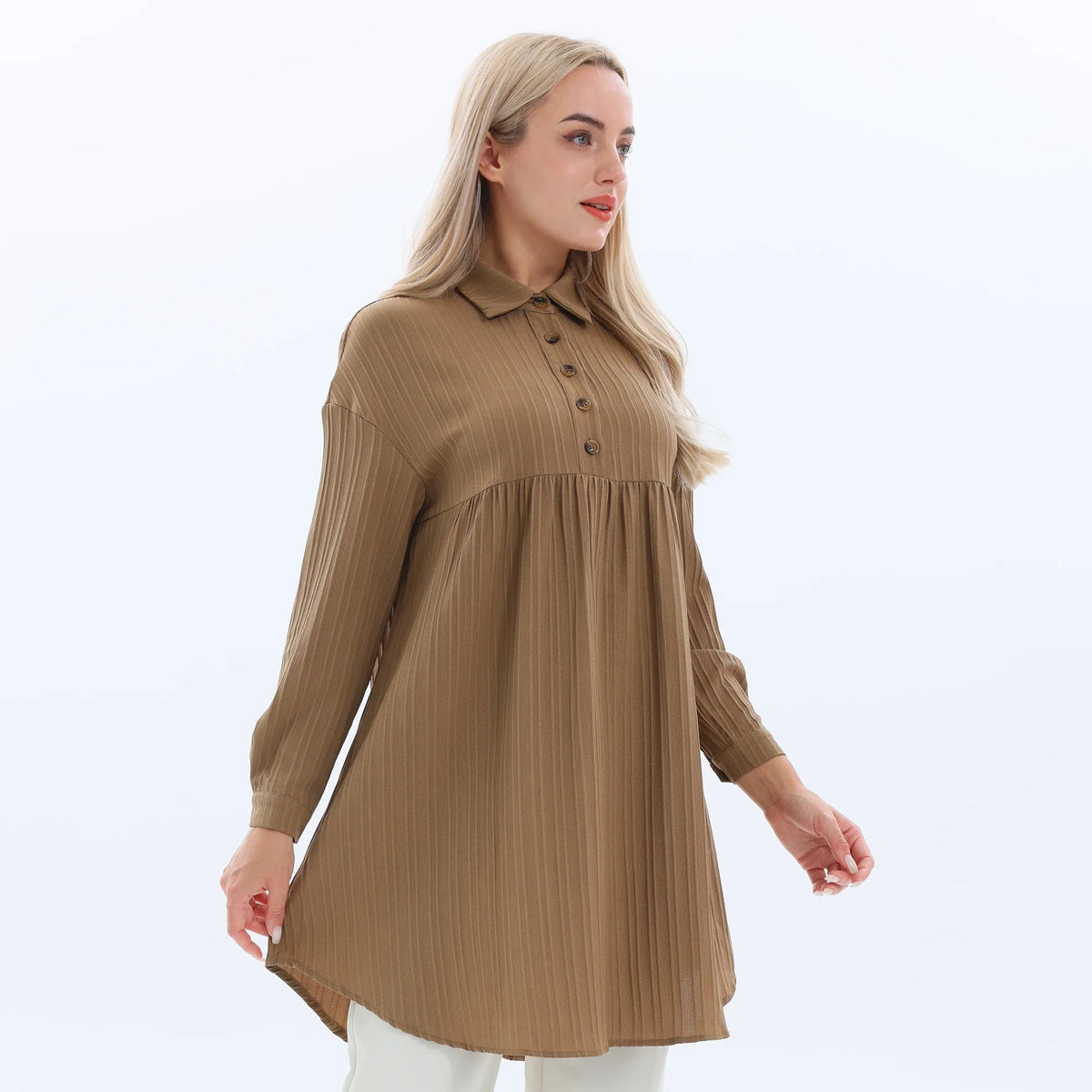 Plain Hijab Blouse for Women Image