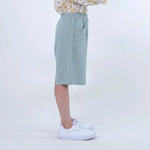 Plain Linen Shorts for Girls Image