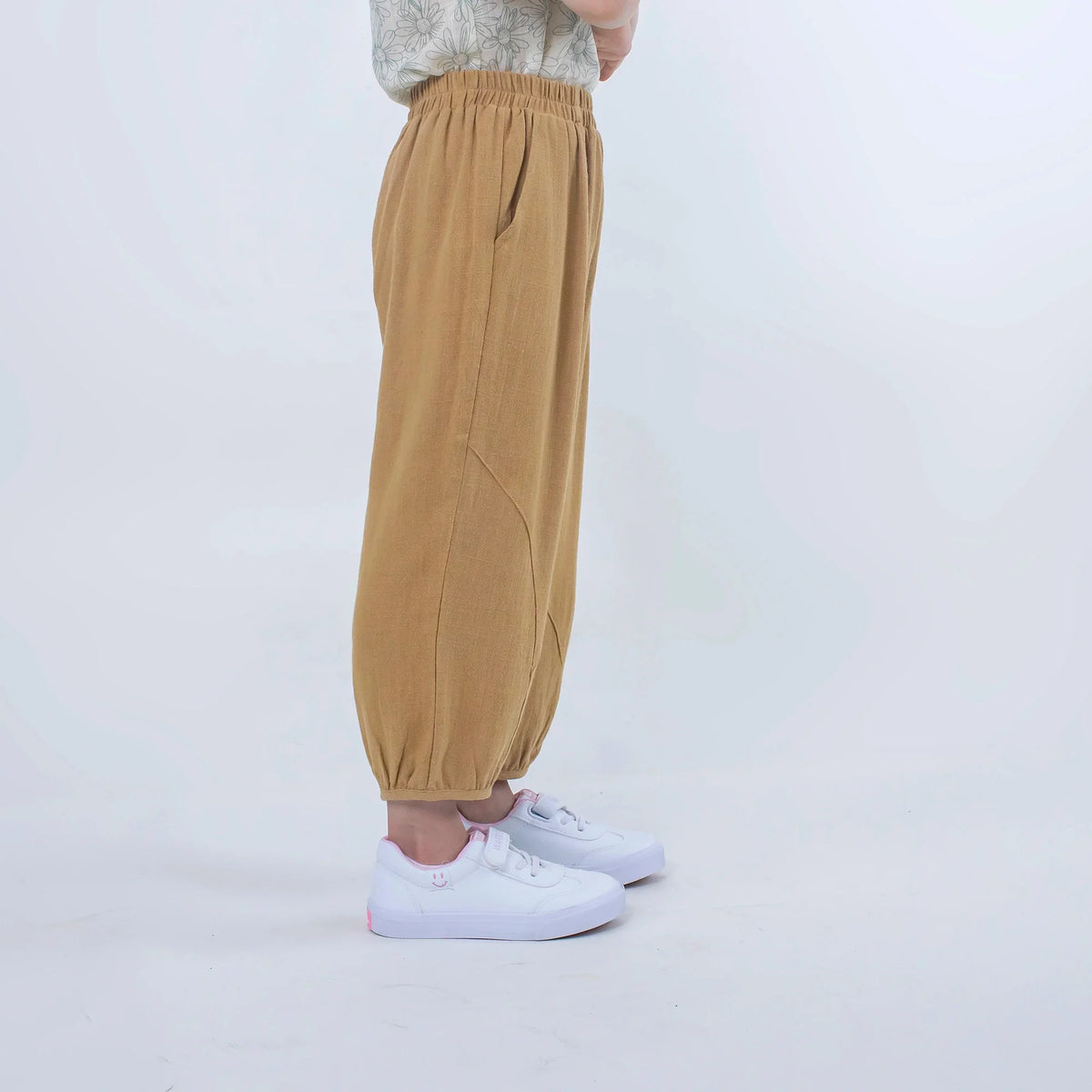 Plain Linen Pants for Girls