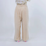 Solid Linen Pants for Girls Image