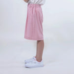 Solid Linen Shorts for Girls Image