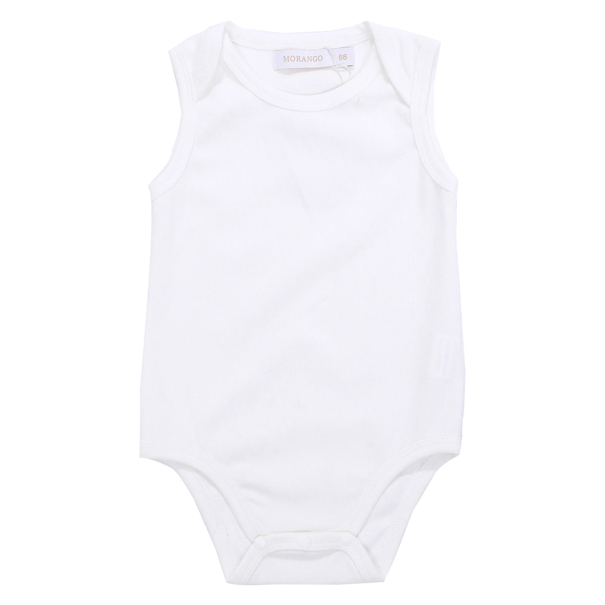 Plain Basic Romper For Baby Girl White Image