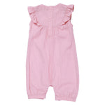 Jacquard Basic Romper For Baby Girl Image