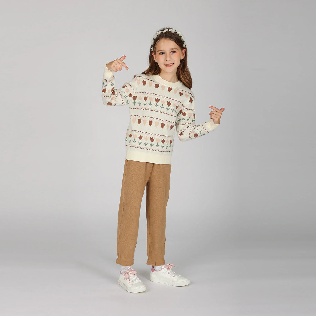 sweater-for-girls-6943003009 Beige image