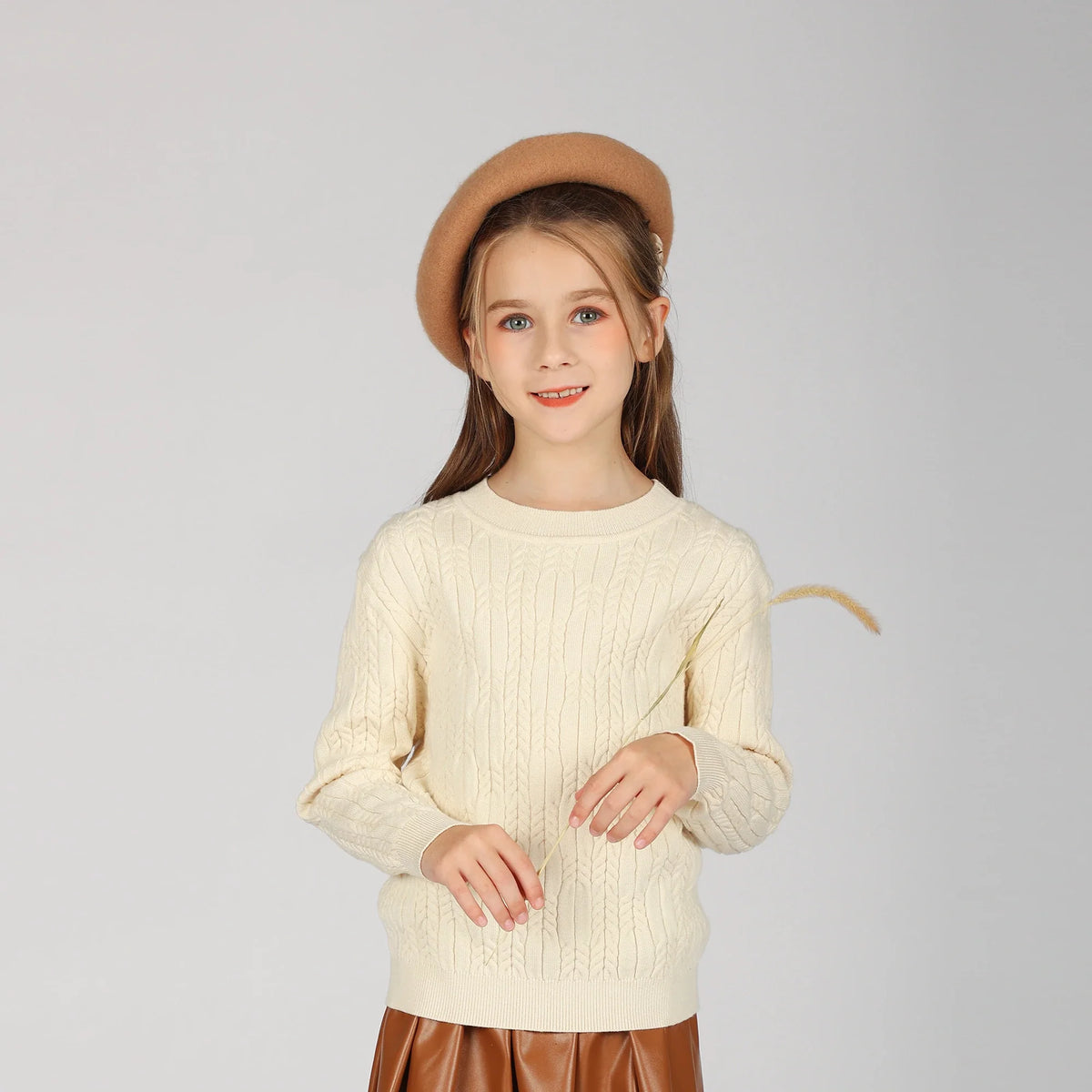 sweater-for-girls-6943003051 Beige image