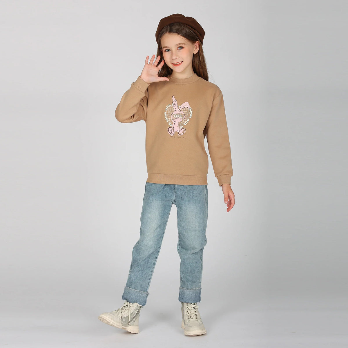 pullover-for-girls-6943003060 Light Brown image