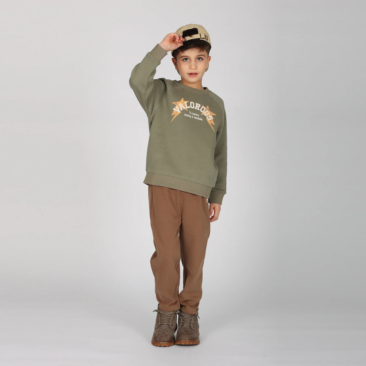 pullover-for-boys-6943003098 Army Green image