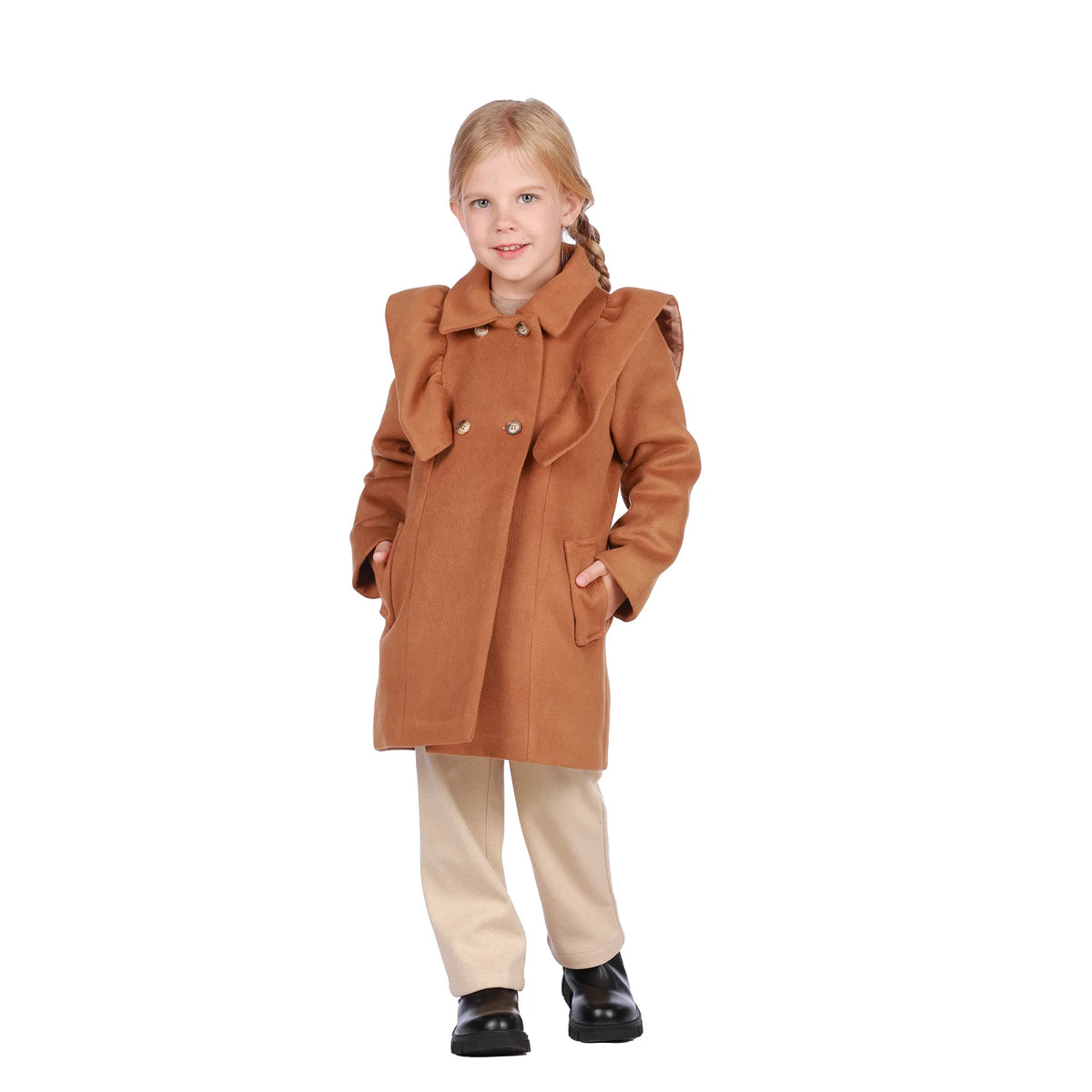 jacket-for-girls-6943004020 Dark Khaki image