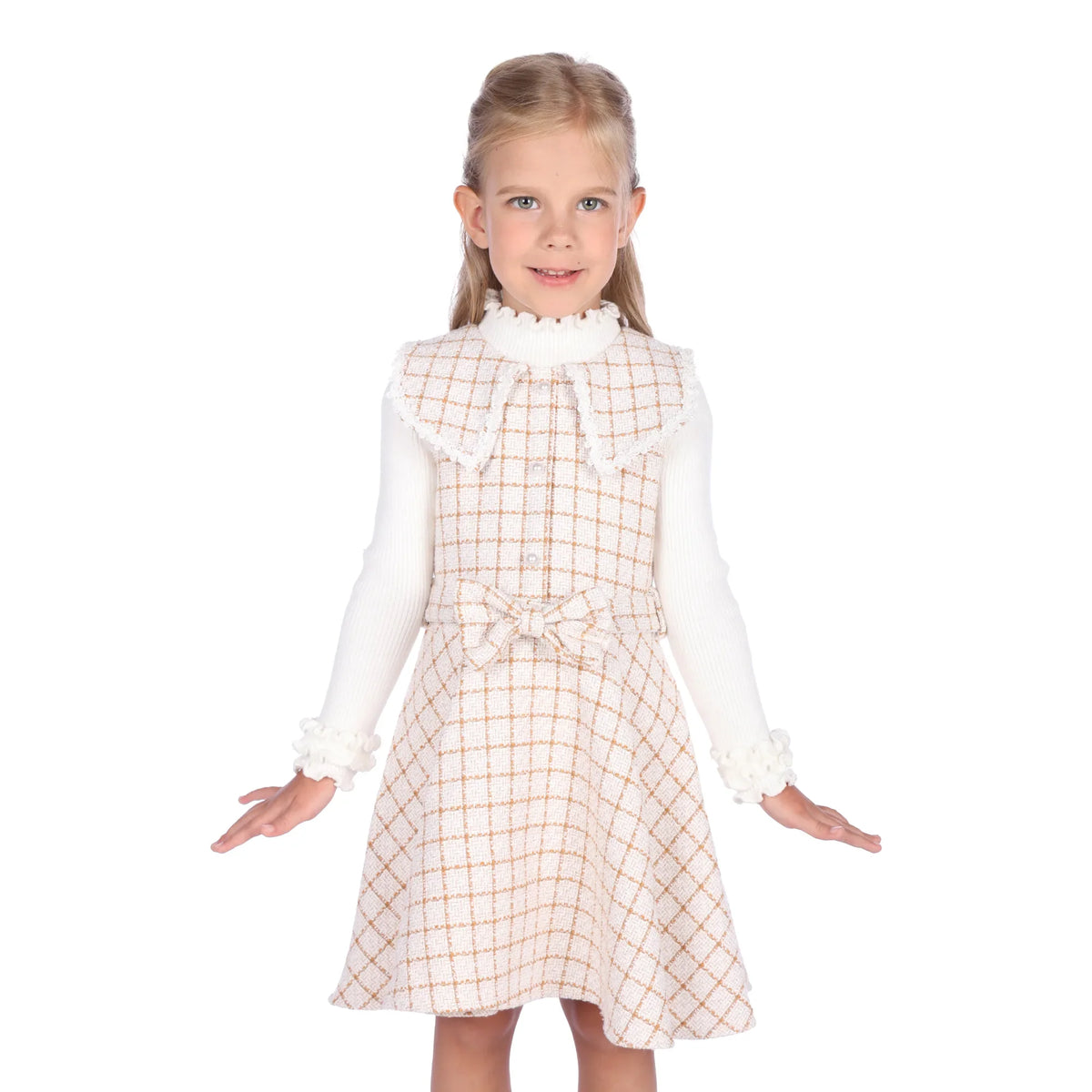 dress-for-girls-6943004026 Beige Orange image