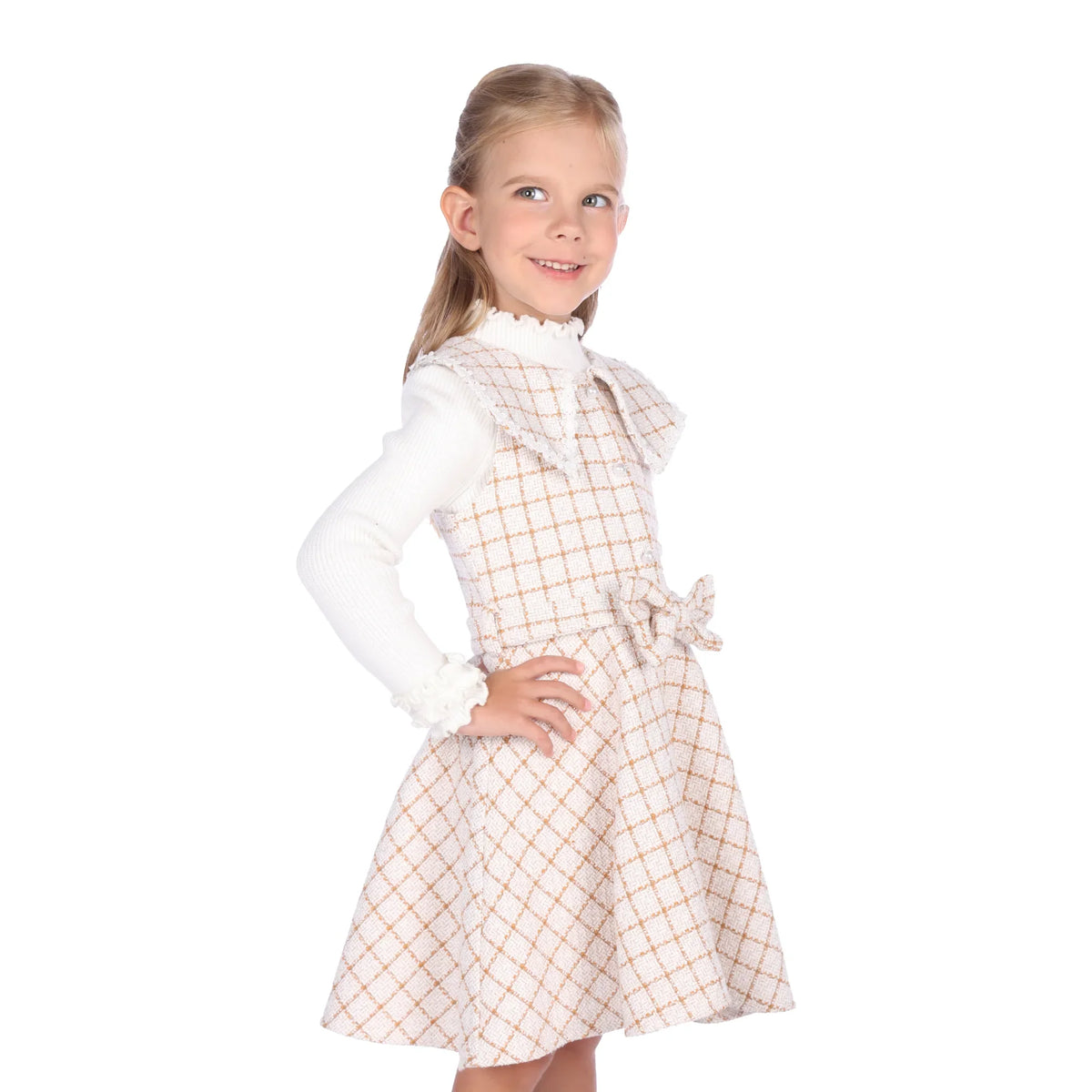 dress-for-girls-6943004026 Beige Orange image