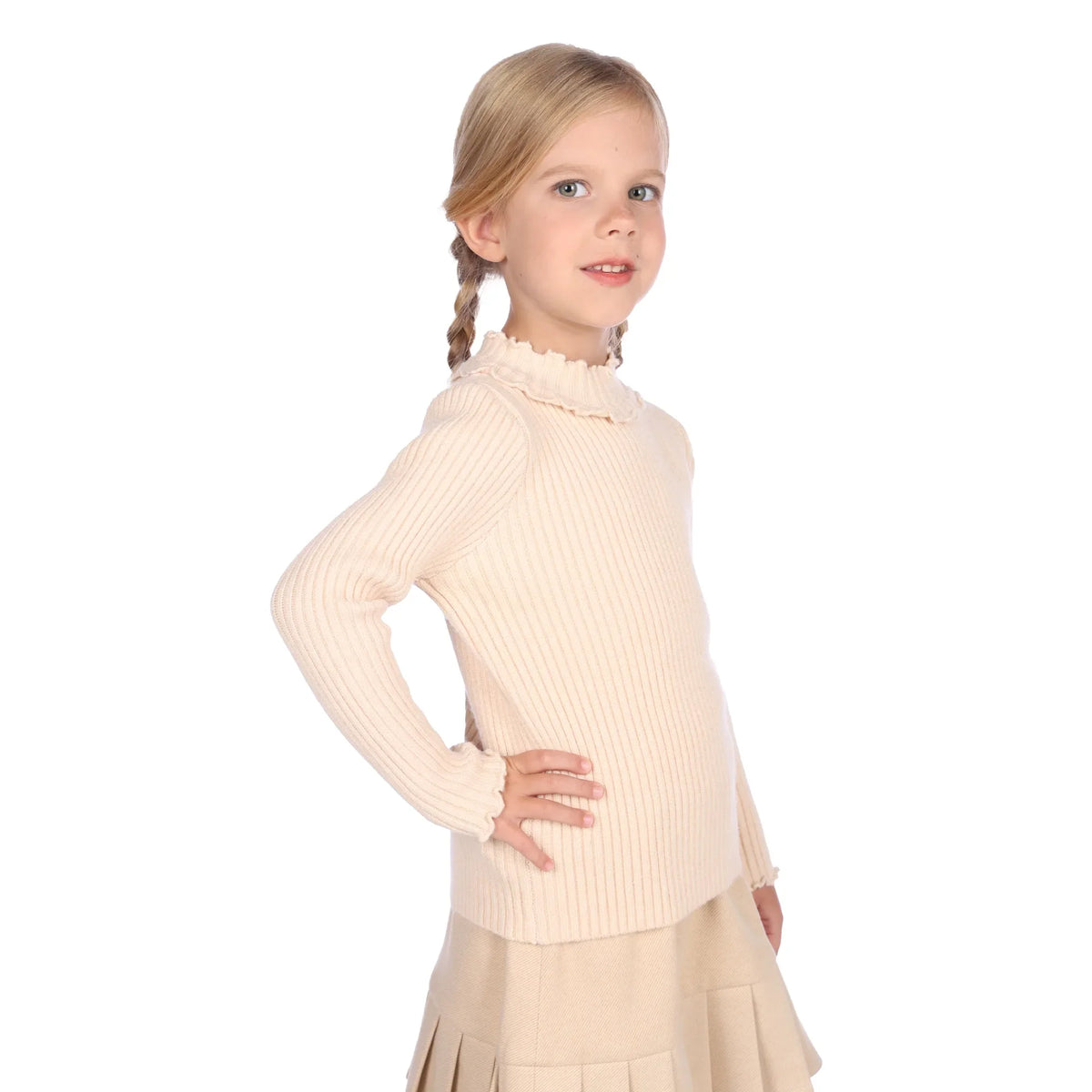 sweater-for-girls-6943004027 Beige image