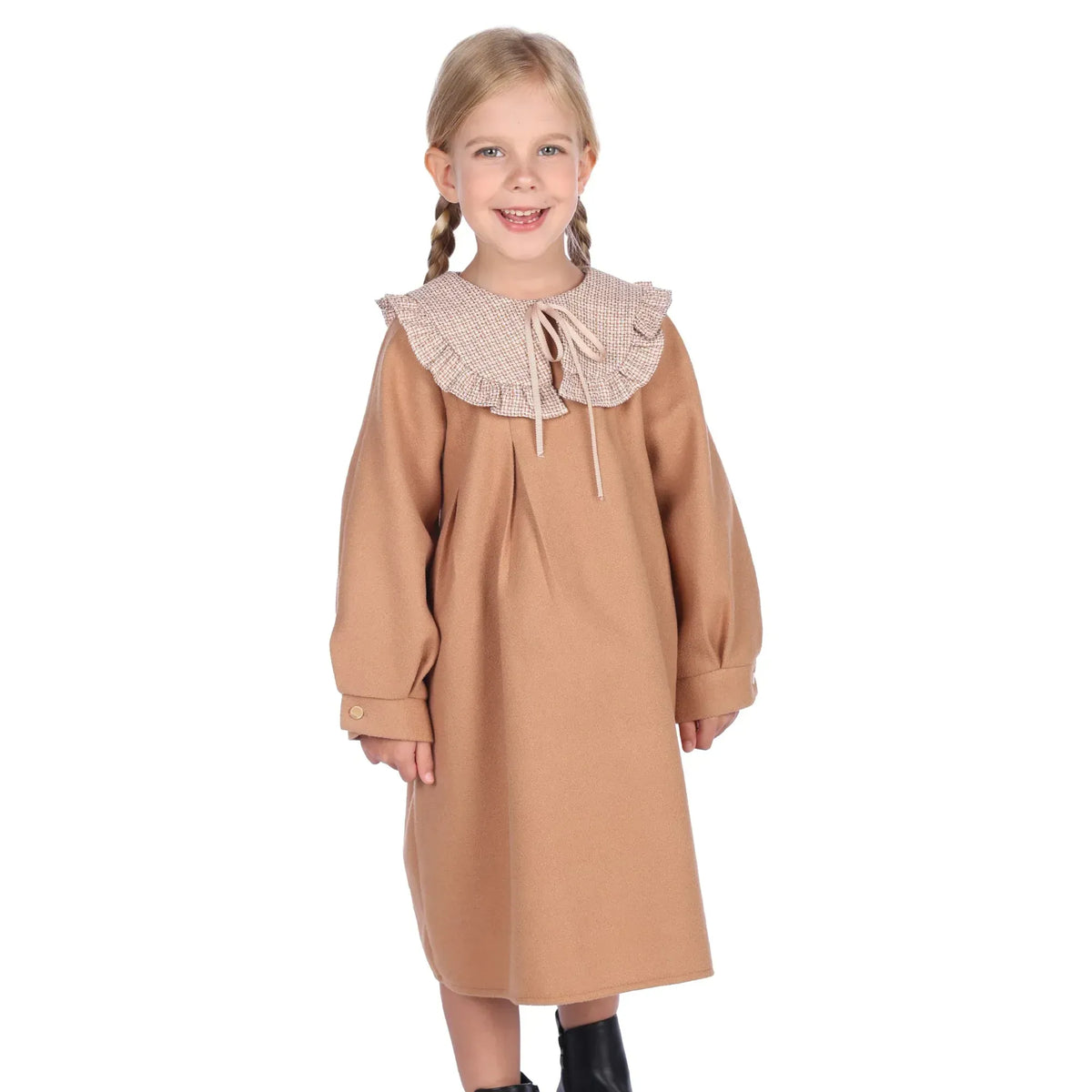 Khaki Dress for Girls Image
